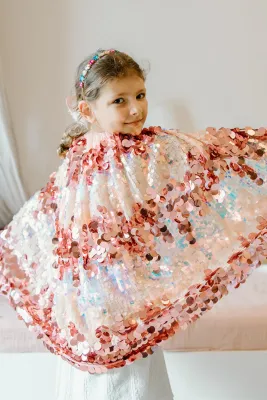 Gold/Pink Cape