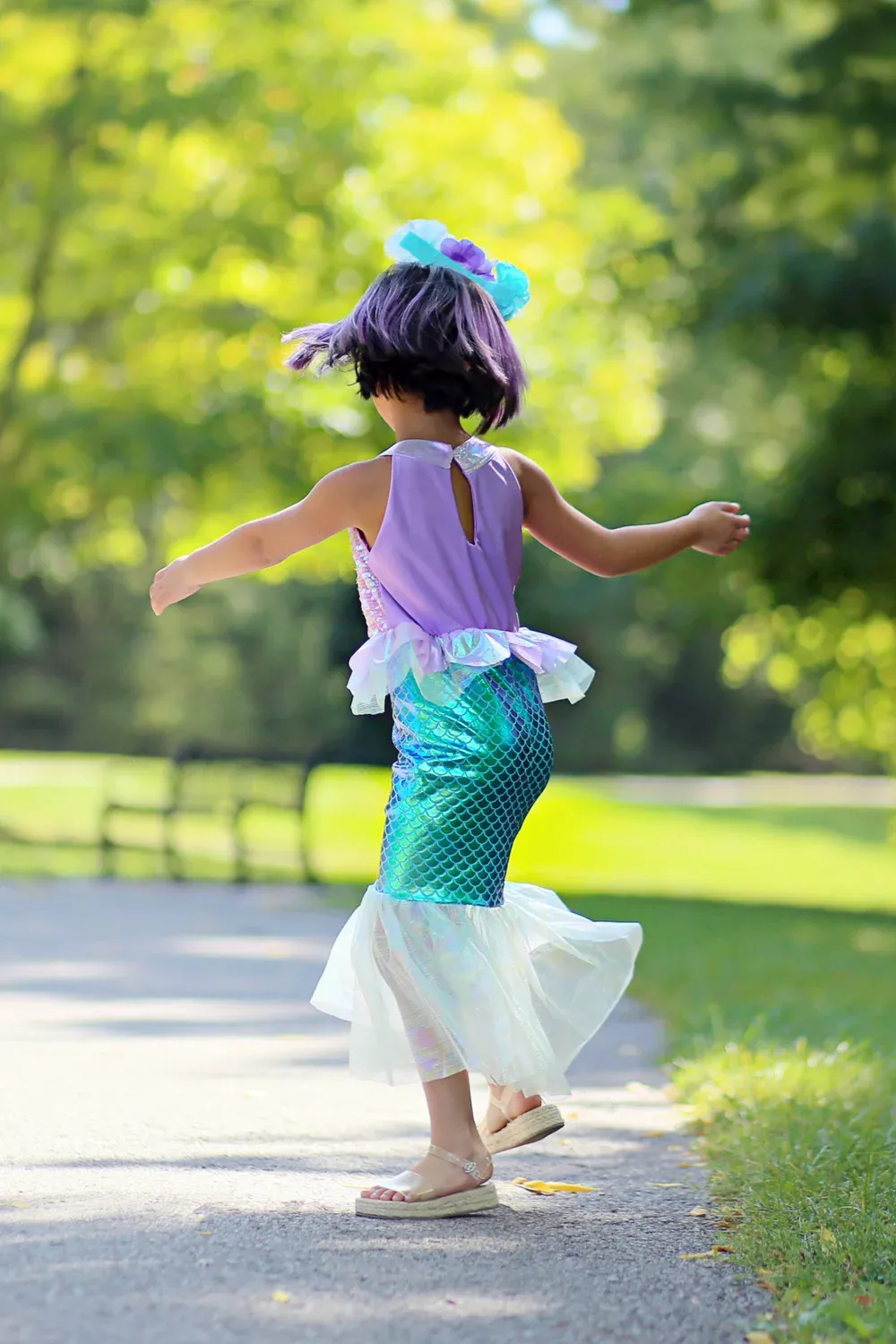 Purple/Blue Mermaid Dress