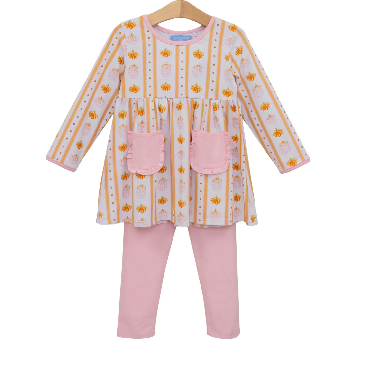 Pumpkin Patch Ruffle Pants Set
