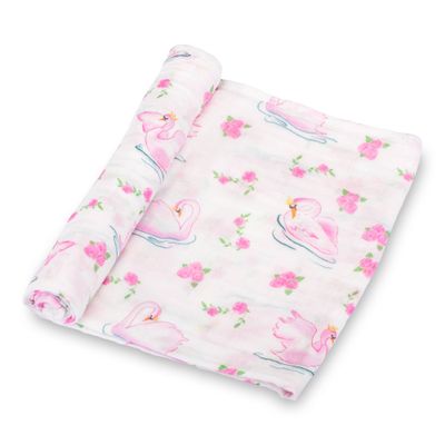 Swan Soirée Swaddle Blanket