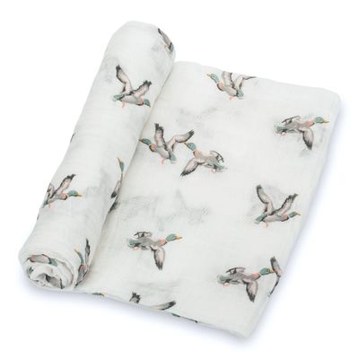 Quackin Up Mallard Duck Swaddle Blanket