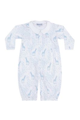 Blue Giraffe Print Converter Gown