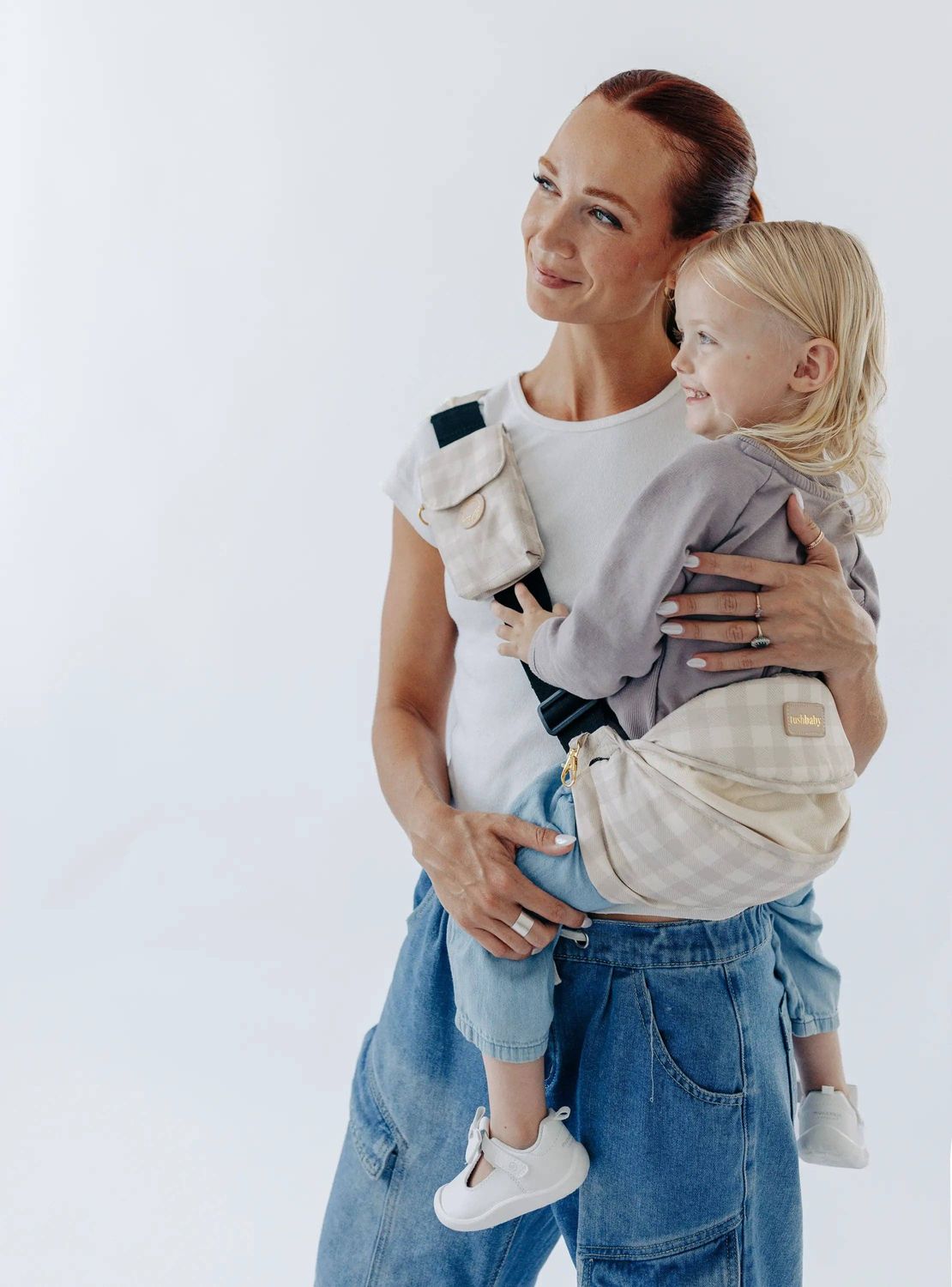 Tushbaby Liftoff Toddler Sling, Color: GinghamV2