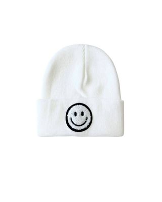 Smiley Baby &amp; Kids' Beanie | White