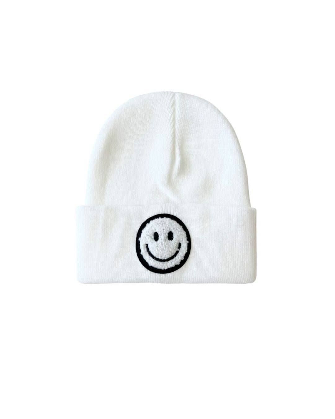 Smiley Baby &amp; Kids' Beanie | White, Size: Toddler