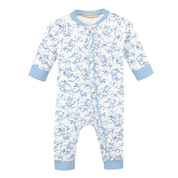 Blue Toile Coverall
