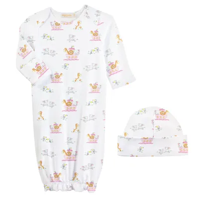 Pink Ark Gown&amp;Hat Set