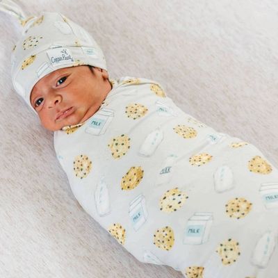 Knit Swaddle Blanket - Chip