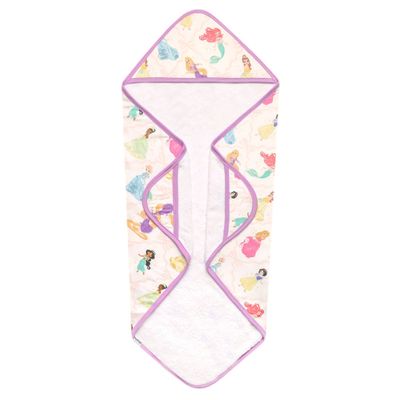 Premium Baby Knit Hooded Towel - Disney Princess