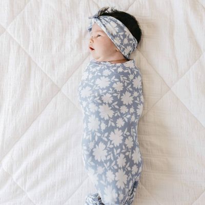 Knit Swaddle Blanket - Lacie
