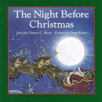 Night Before Christmas Board Book, The : Clement C. Moore
