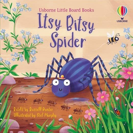 Itsy Bitsy Spider board book : Usborne