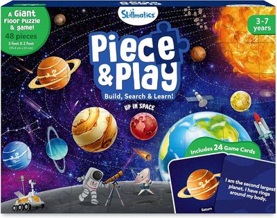 Piece &amp; Play: Up in Space Floor Puzzle &amp; Game