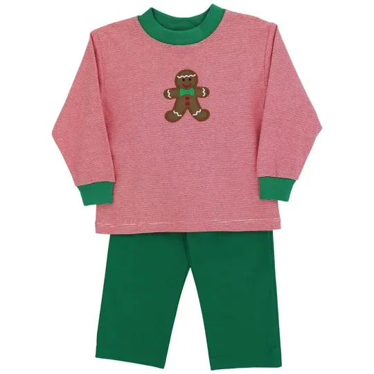 Boys Gingerbread PantSet