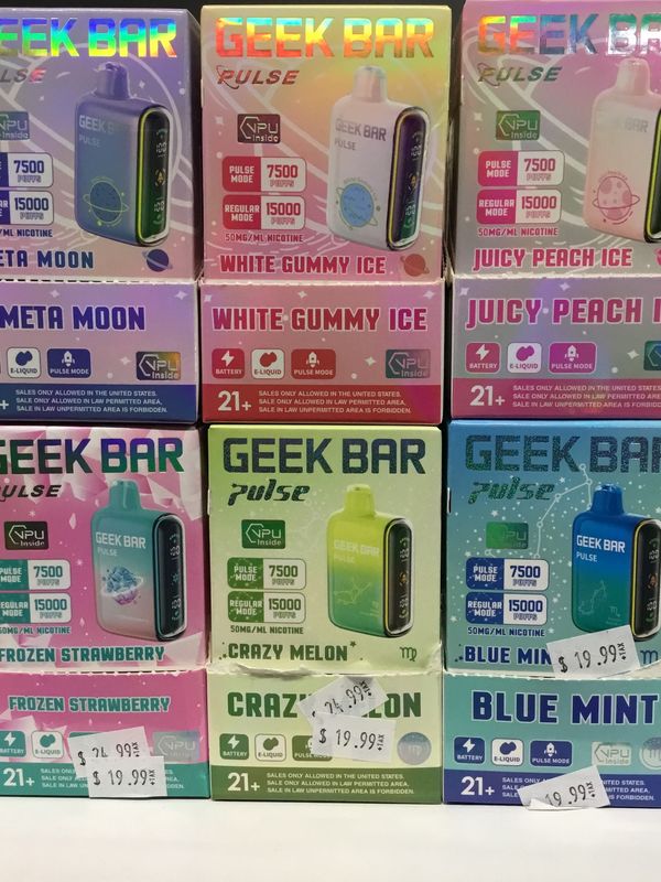 Geek bar pulse 7500-15k hits