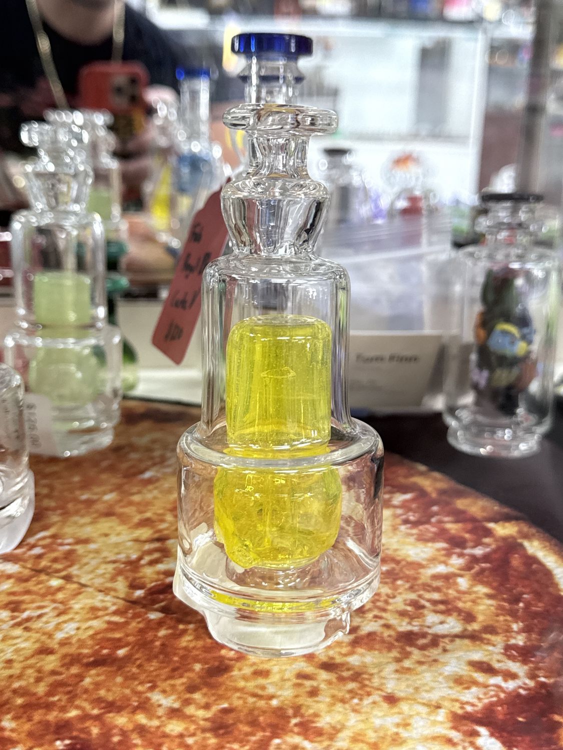 Mids Glass- Fumed Puffco peak attachment- American Made