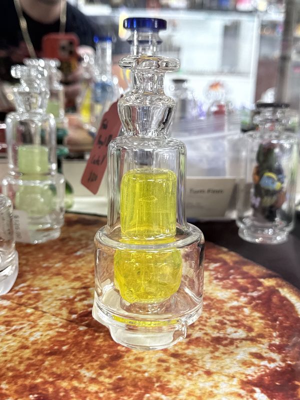 Mids Glass- Fumed Puffco peak attachment- American Made