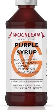 Wocklean Purple Syrup 4fl oz