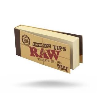 RAW Classic Perforated Gummed tips 33ct RAW Classic Perforated Gummed tips 33ct
