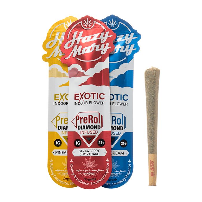 Hazy Mary Diamond Infused Pre-Roll