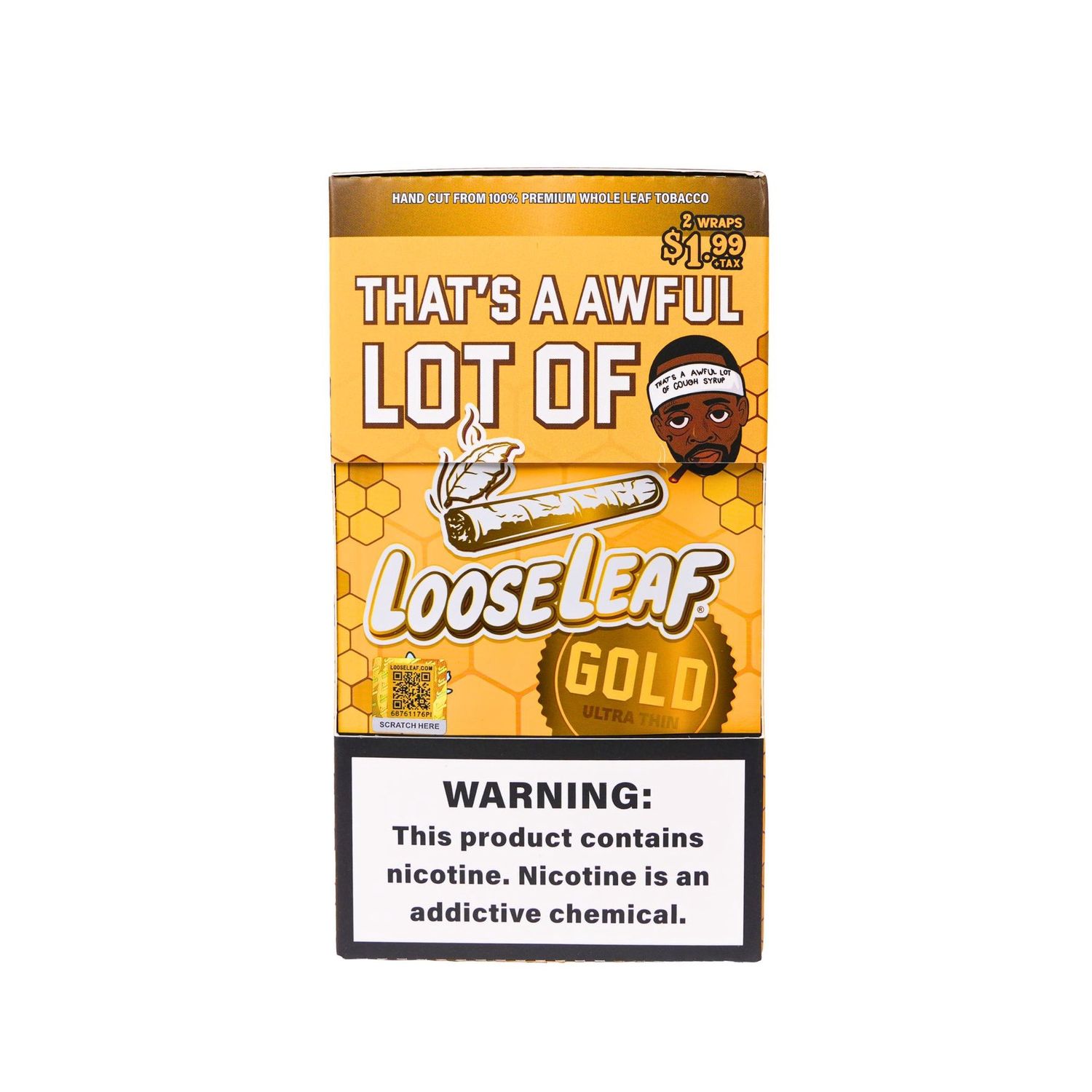 Looseleaf 2 Wraps Gold Ultra Thin