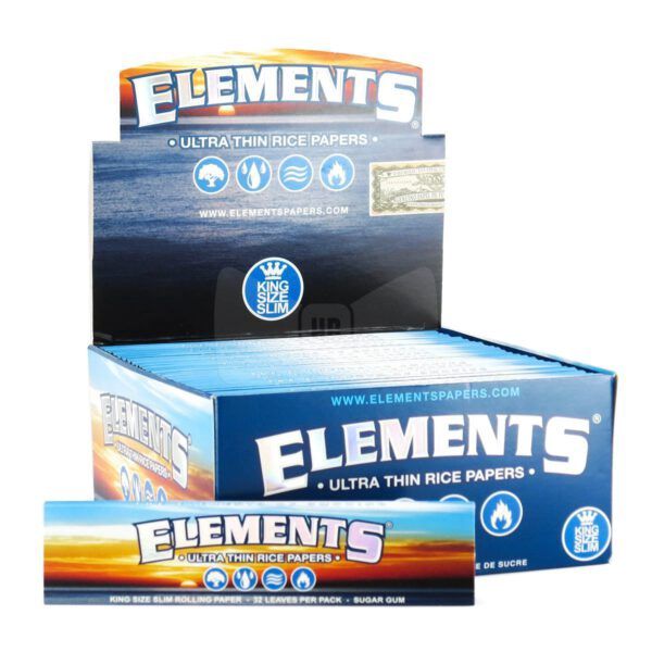 Elements Blue Papers King Size slim