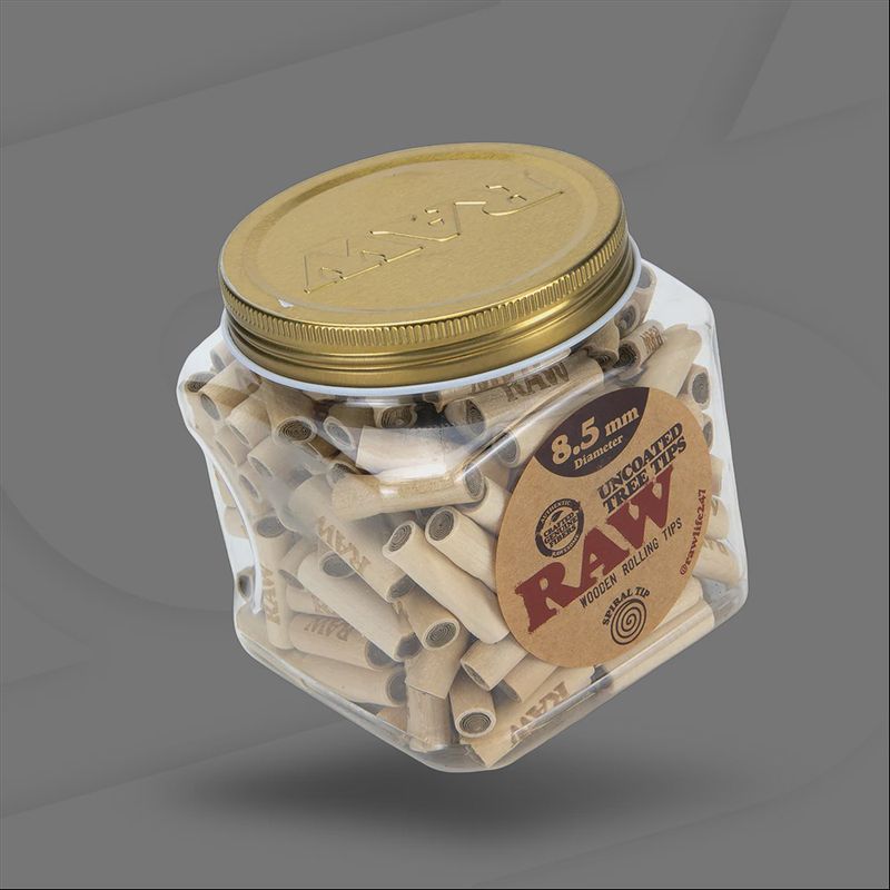 RAW Uncoated Wood Tree Tips