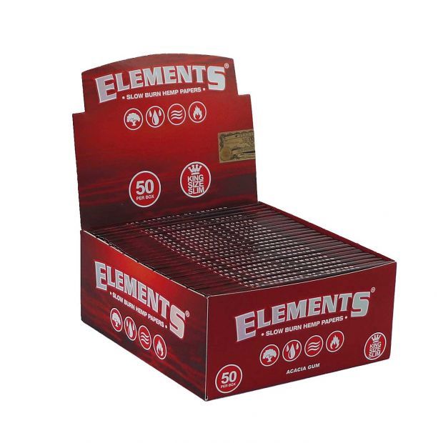 Elements Red Papers king size slim