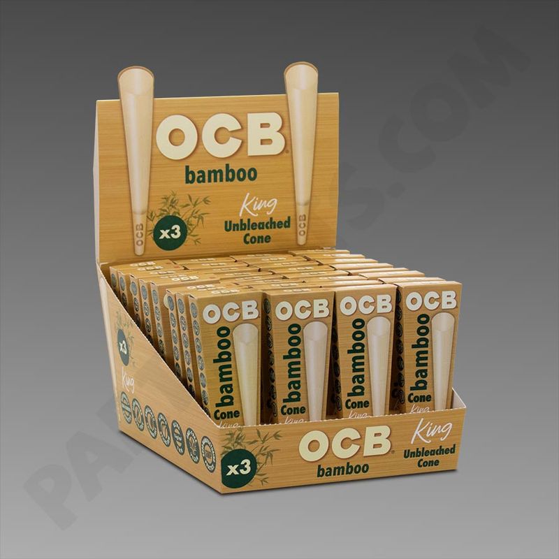 OCB Bamboo King Size Cones