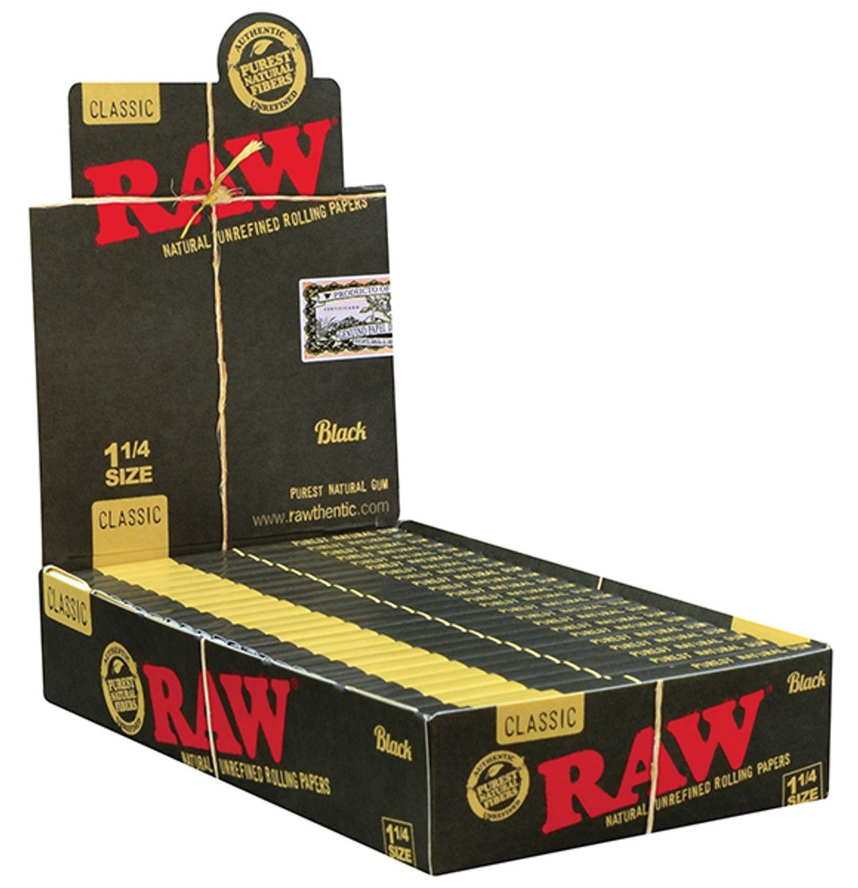 RAW Black 1 1/4 papers