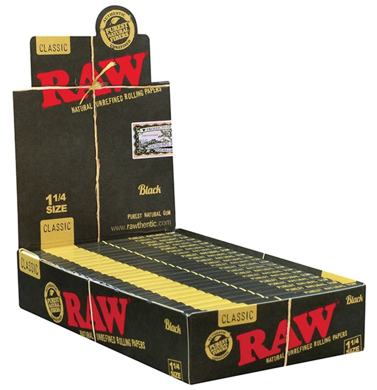 RAW Black 1 1/4 papers