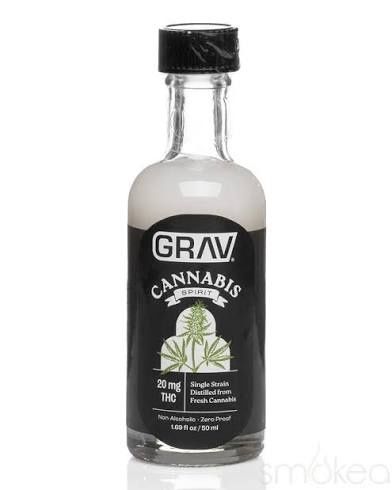 Grav Cannabis Spirit 250mg THC 750ML Single Strain Grav Cannabis Spirit 250mg THC 750ML Single Strain