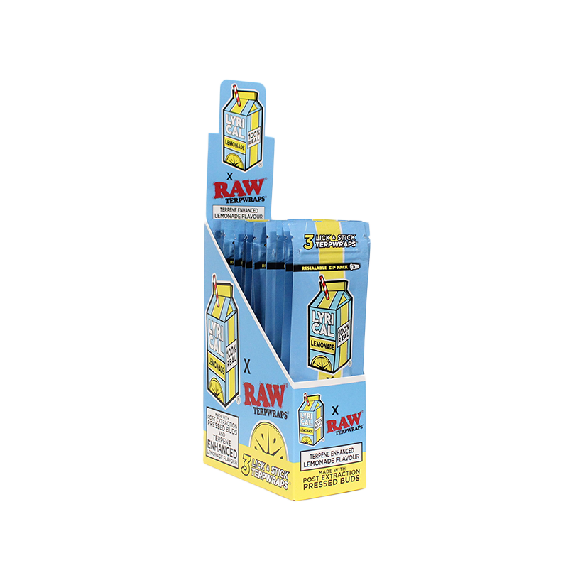 RAW x Lyrical Lemonade Terp Wraps 3pk RAW x Lyrical Lemonade Terp Wraps 3pk