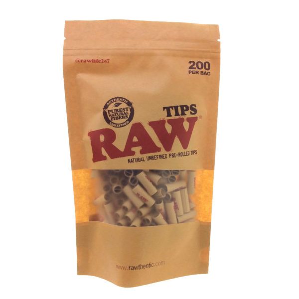 RAW Bag of Authentic Pre-rolled Tips