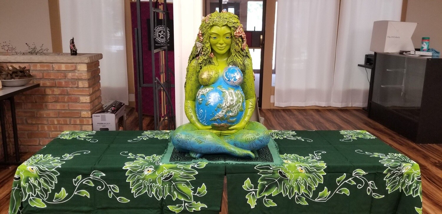 Millennial Gaia statue 24"