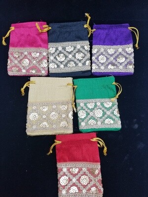 Sequined Pouches