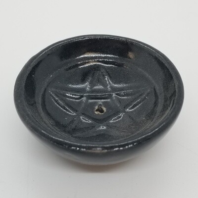 Embossed Ceramic Incense Burner Bowls