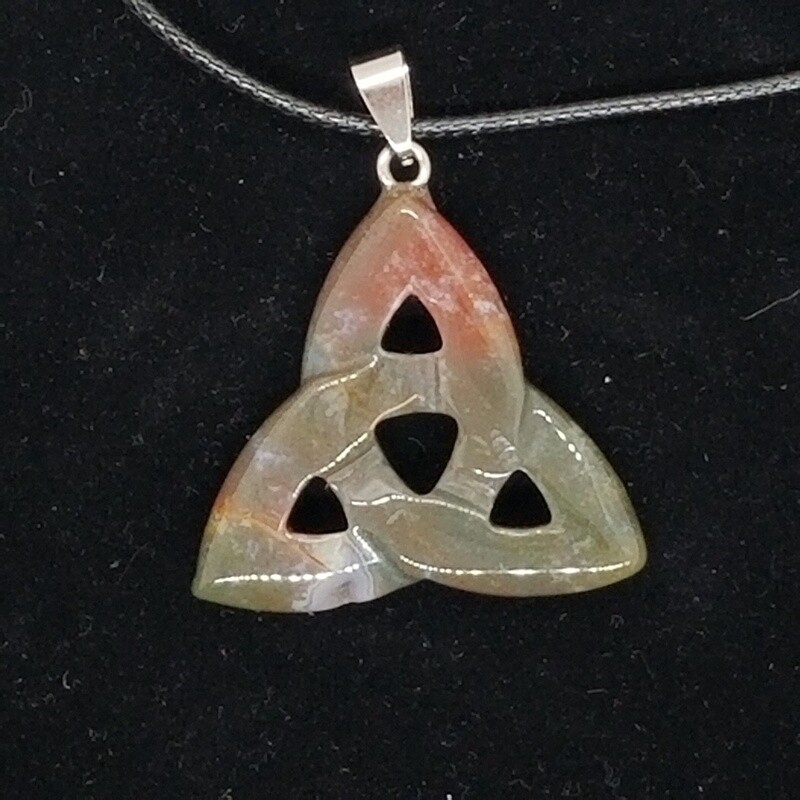 Crystal Triquetra Necklaces
