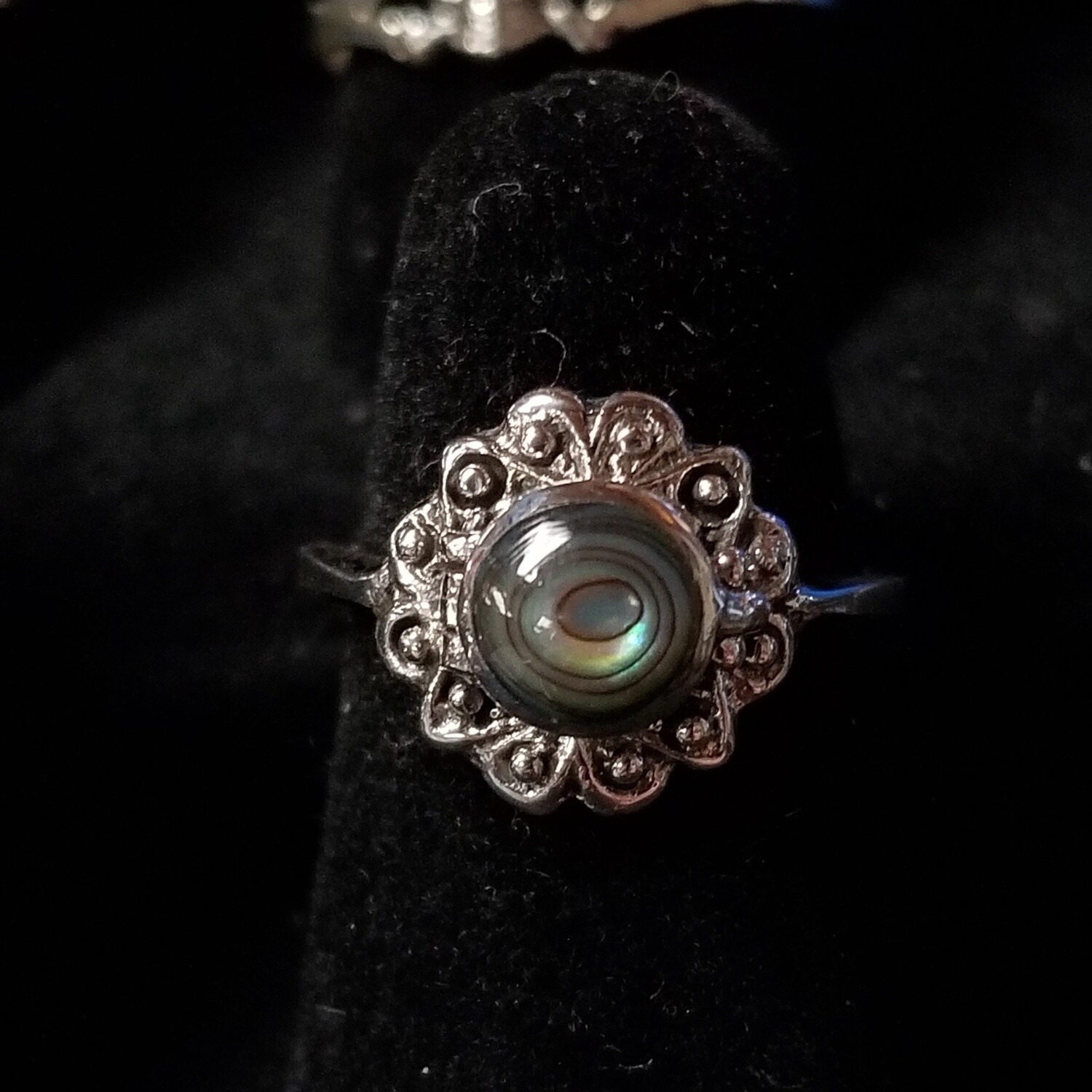 Filigree & Stone Box Rings