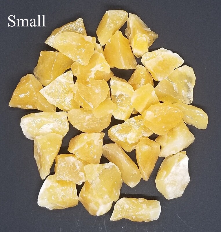 Orange calcite - Rough