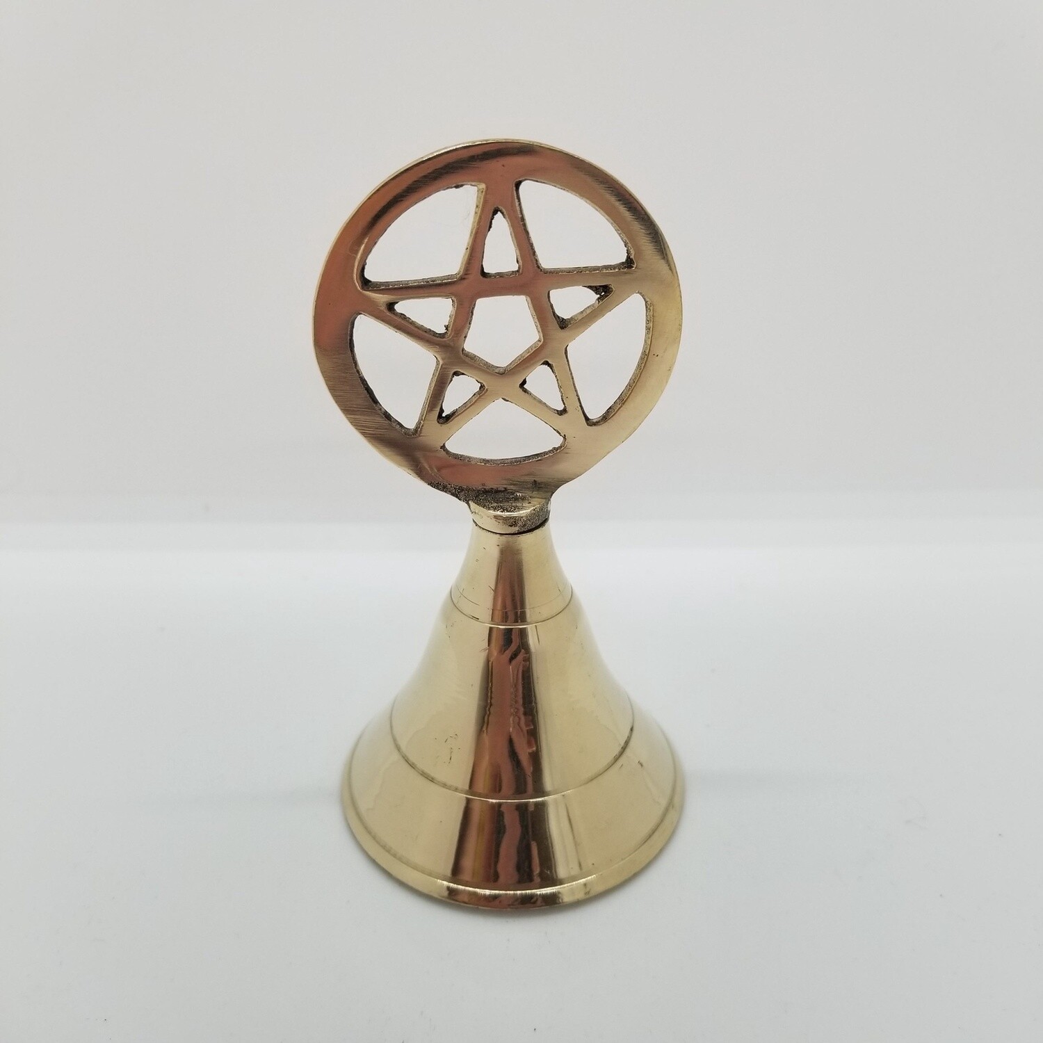 Pentagram Brass Bell