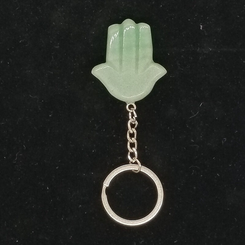 Crystal Hamsa Keychains