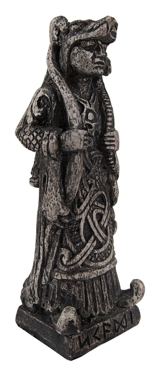 Skadi Figurine, Finish: Stone