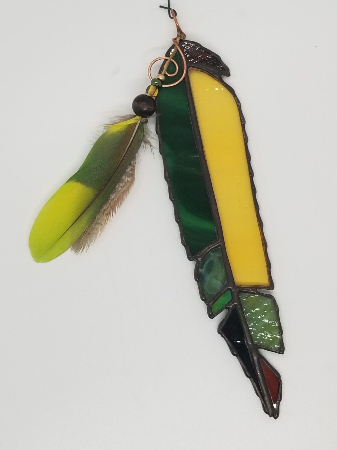 Stained Glass Feathers