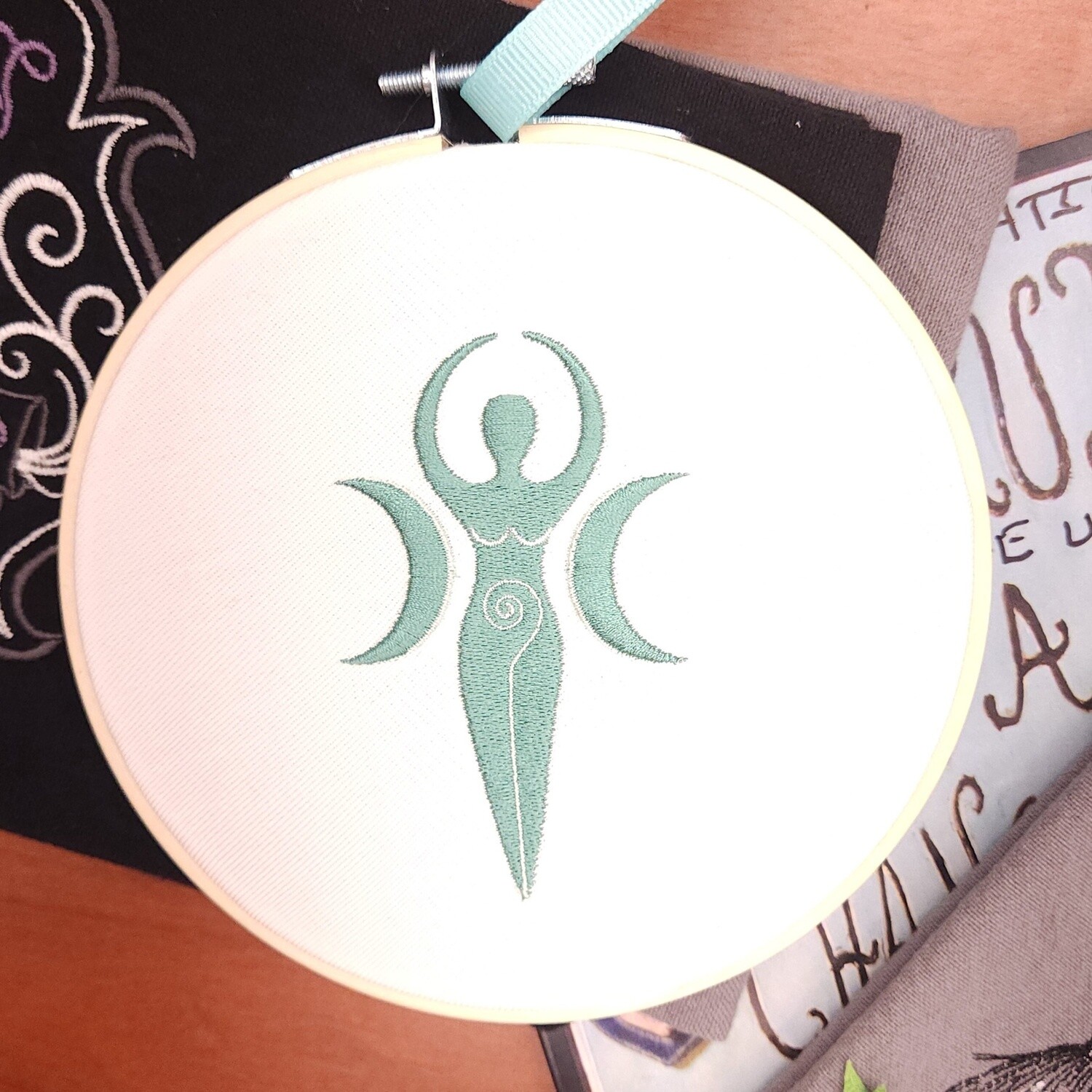 Goddess Embroidered Hanging
