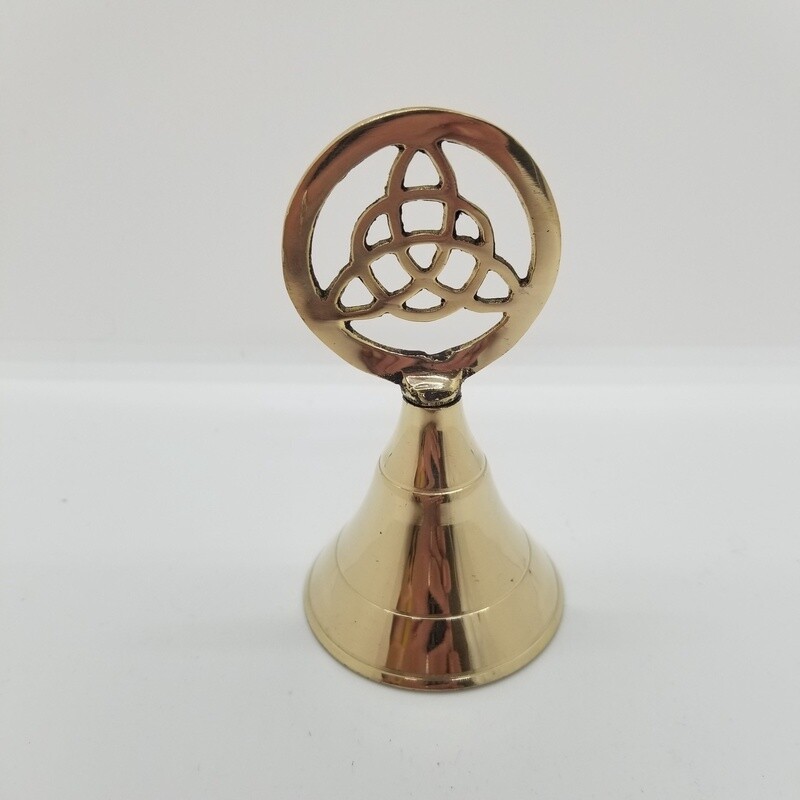 Triquetra Brass Bell