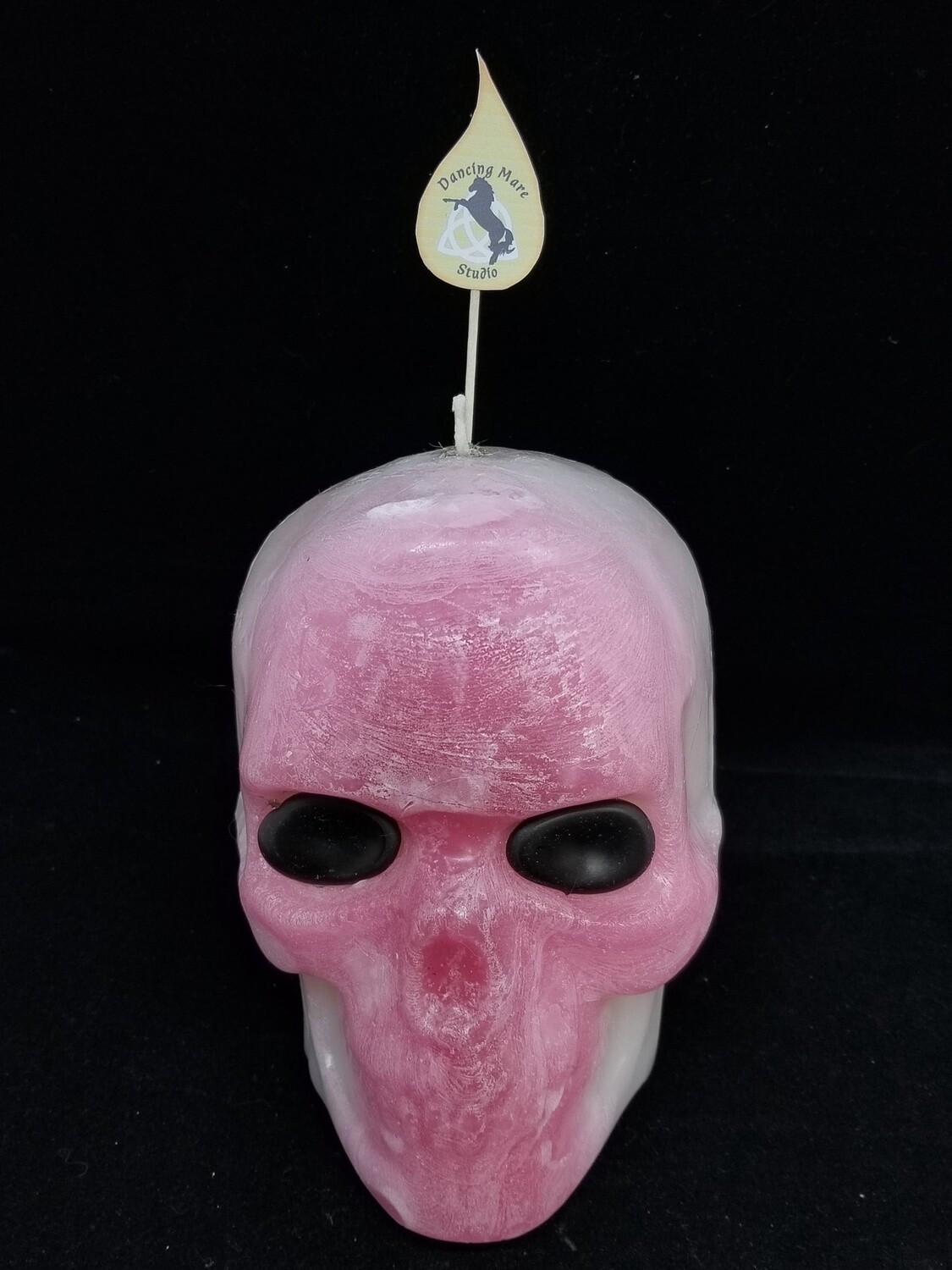 Large Skull Candle