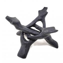 Wooden Tripod Stand 4"
