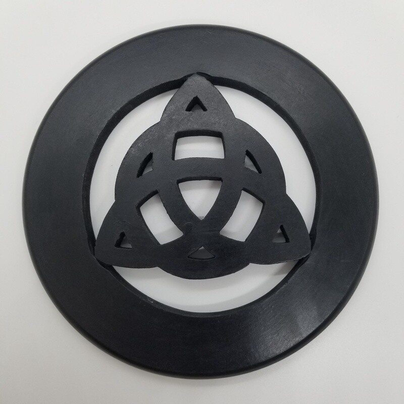 12" Wooden Triquetra Plaque