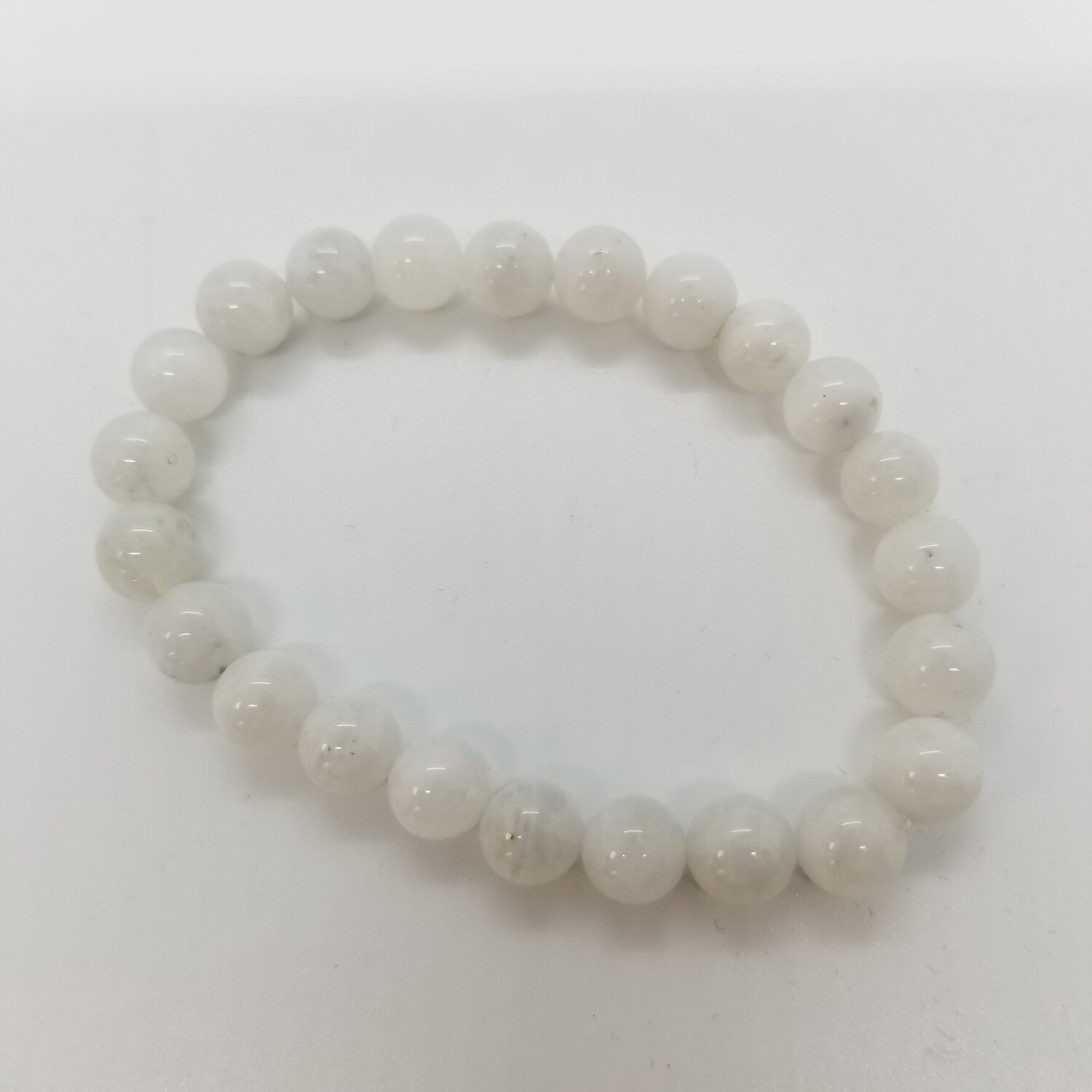 Crystal Bracelets - Rainbow Moonstone, 7 mm